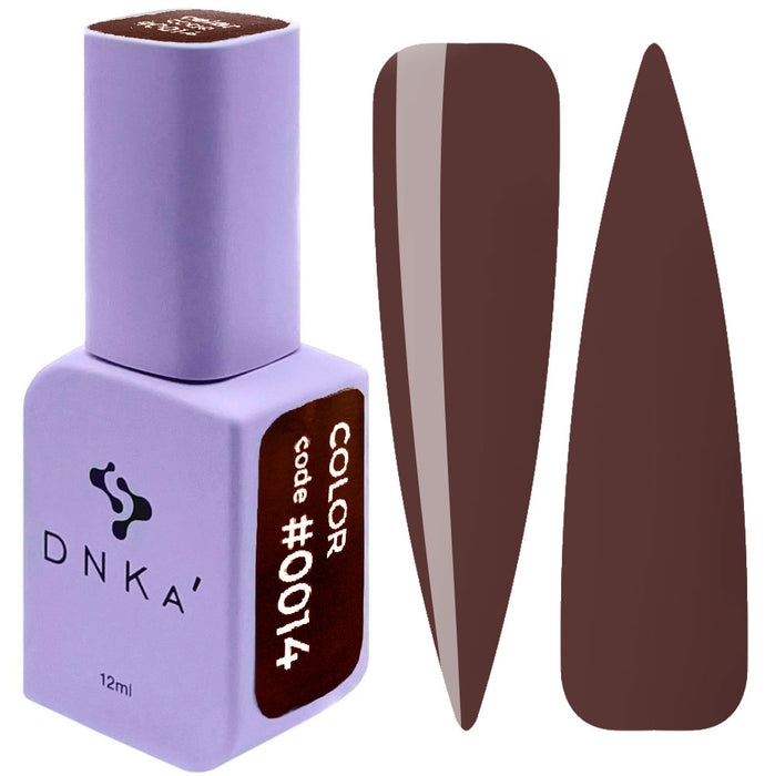 COLOR GEL POLISH "DNKa", 12 ml #0014