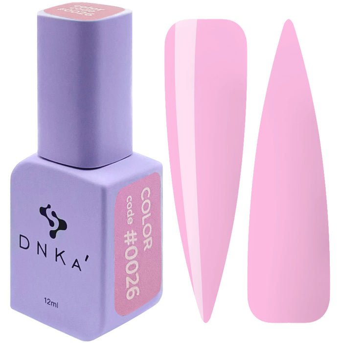 COLOR GEL POLISH "DNKa", 12 ml #0026