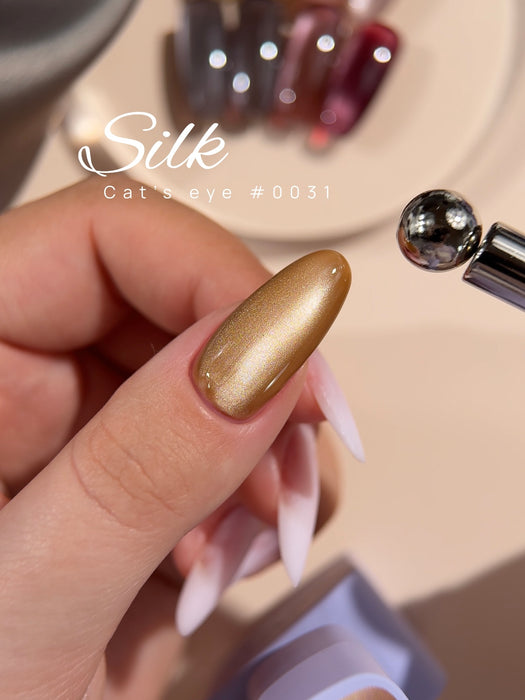 COLOR GEL POLISH CAT`S EYE "DNKa", 12 ml #0031 SILK - Ivaka Store