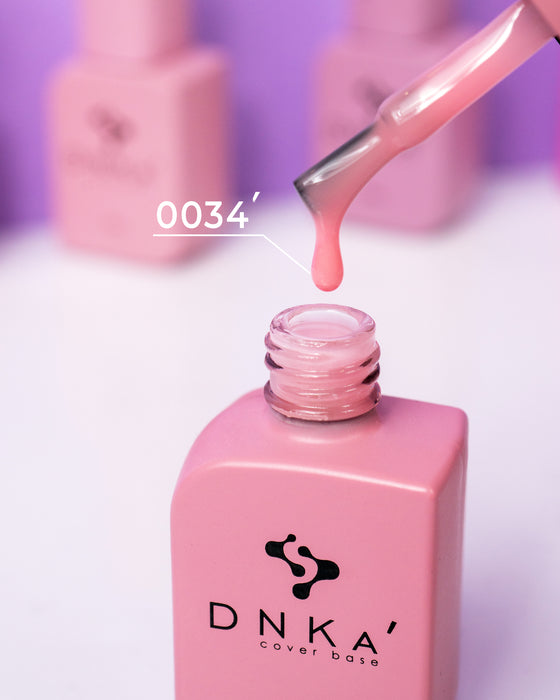 RUBBER BASE FRENCH "DNKa" (cover), #0034 Modest 30 ml - Ivaka Store