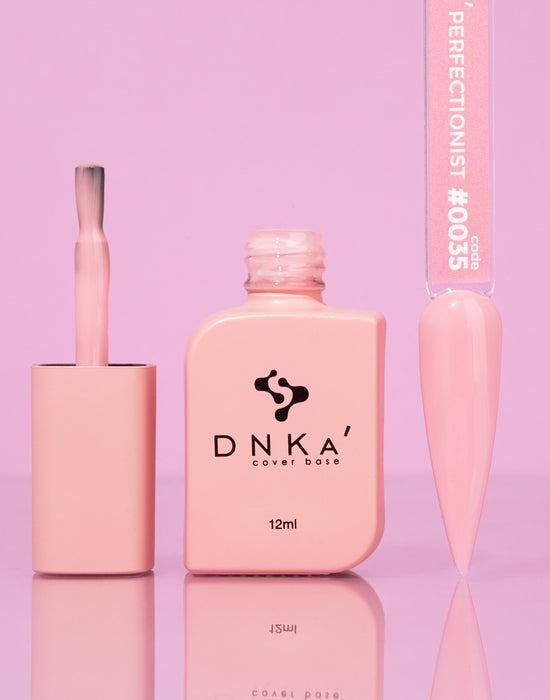 RUBBER BASE FRENCH "DNKa" (cover), #0035 Perfectionist 12-30 ml - Ivaka Store