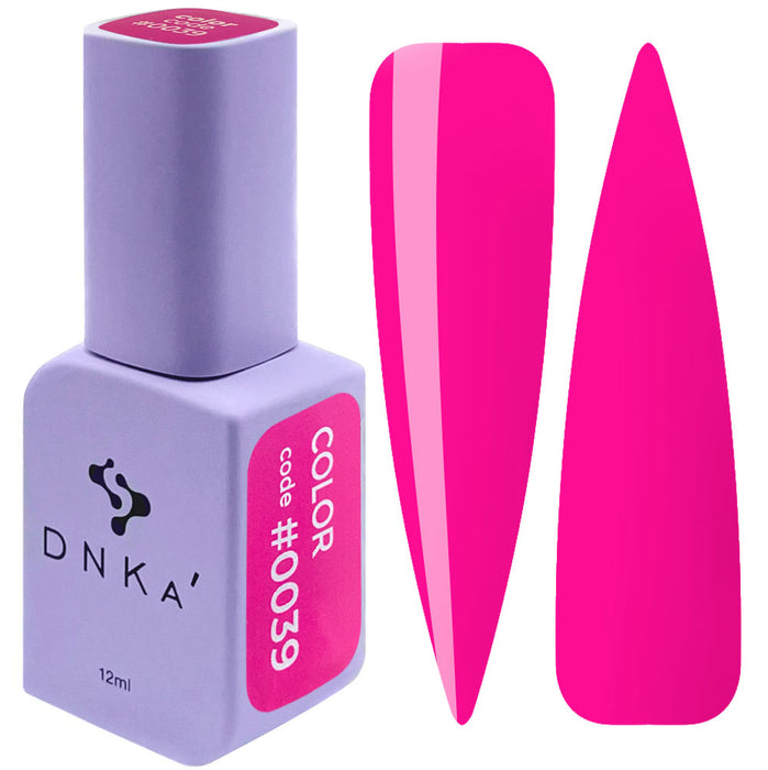 COLOR GEL POLISH "DNKa", 12 ml #0039