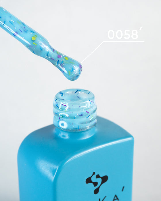 RUBBER BASE FRENCH "DNKa" (cover), 12 ml #0058 Chilly - Ivaka Store