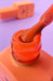 RUBBER BASE FRENCH "DNKa" (cover), 12 ml #0076 Tangerine - Ivaka Store