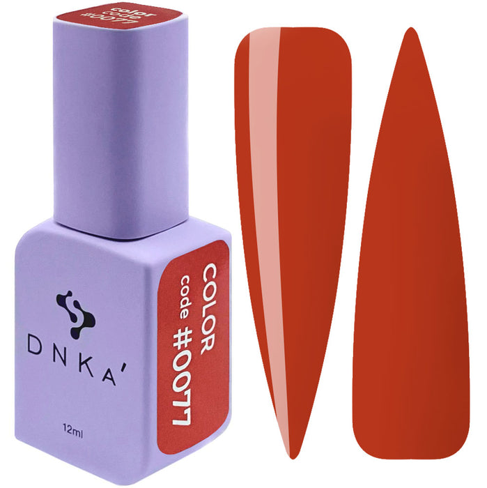 COLOR GEL POLISH "DNKa", 12 ml #0077