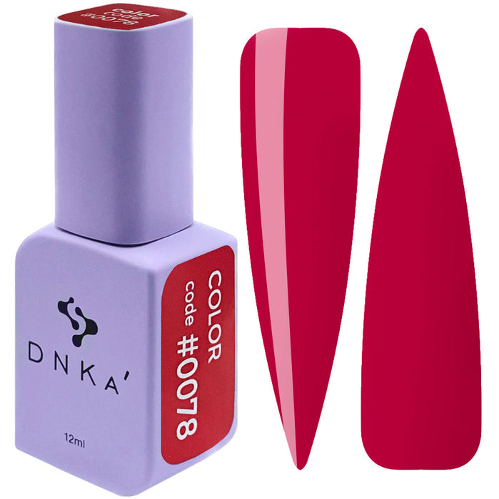 COLOR GEL POLISH "DNKa", 12 ml #0078