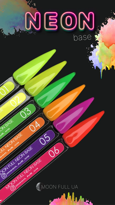MOON FULL NEON rubber BASE 8ml №06