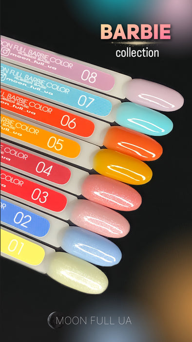 MOON FULL  Barbie color Rubber BASE 8 ml № 07 - Ivaka Store