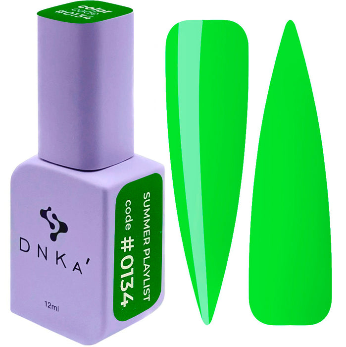 COLOR GEL POLISH "DNKa", 12 ml #0134