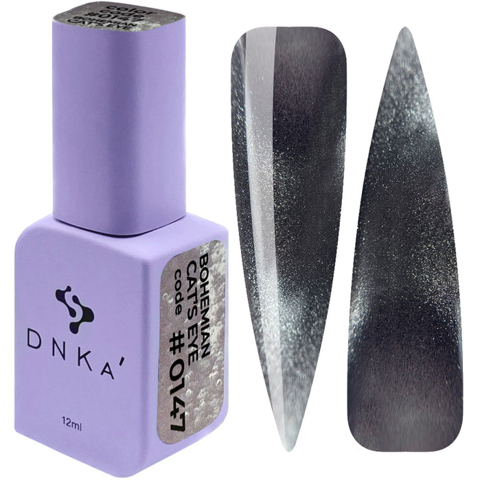 COLOR GEL POLISH "DNKa", 12 ml #0147 Cat's Eye - Ivaka Store