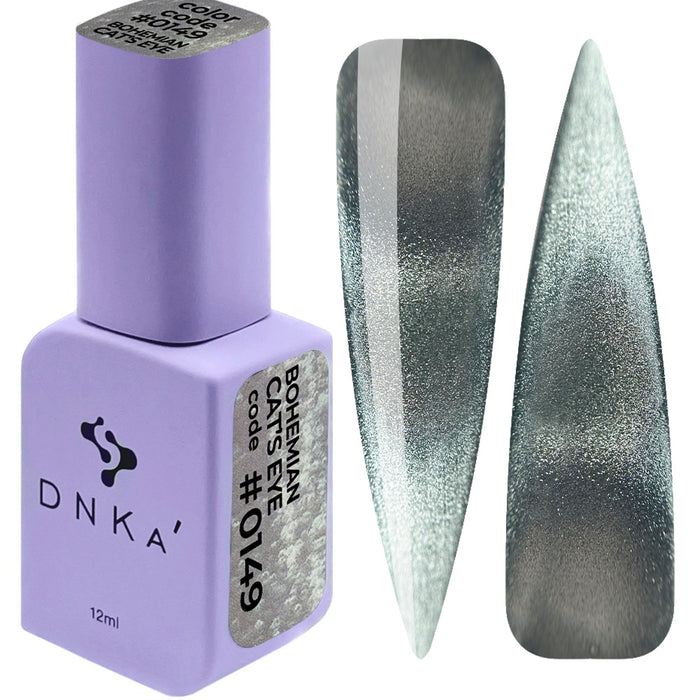 COLOR GEL POLISH "DNKa", 12 ml #0149 Cat's Eye - Ivaka Store