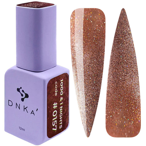 COLOR GEL POLISH "DNKa", 12 ml #0157 1000 & 1 NIGHTS - Ivaka Store
