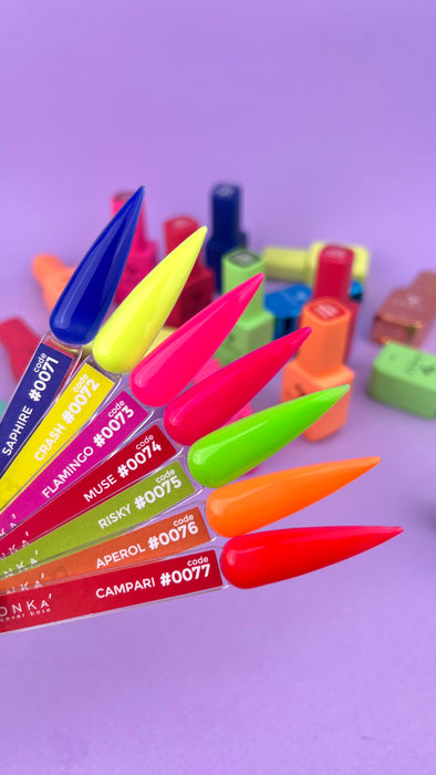 RUBBER BASE FRENCH "DNKa" (cover), 12 ml #0076 Aperol - Ivaka Store