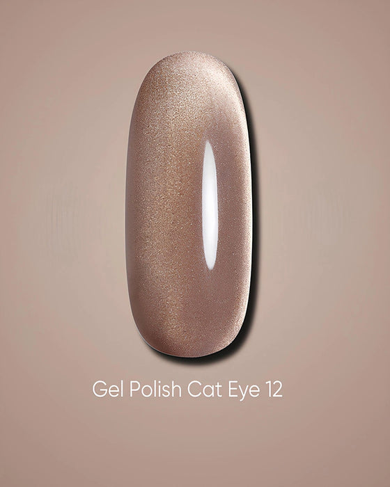 DARK Gel Polish Cat Eye 12, 6 ml - Ivaka Store