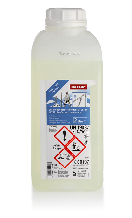 BAEHR Desinfektionsmittelkonzentrat ULTRA für Instrumente, 2 L