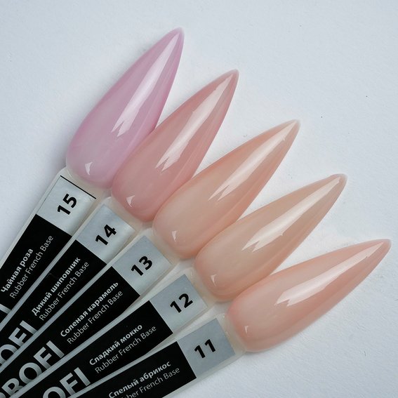RUBBER FRENCH BASE TUFI profi PREMIUM 015 Teerose 15 ml (0227151) - Ivaka Store