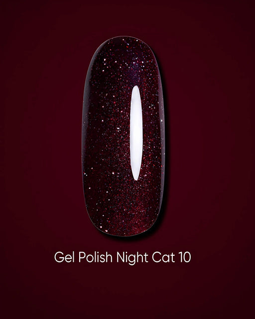 DARK Gel Polish Night Cat 10, 6 ml - Ivaka Store