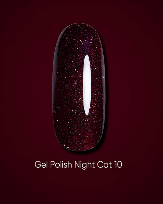 DARK Gel Polish Night Cat 10, 6 ml - Ivaka Store