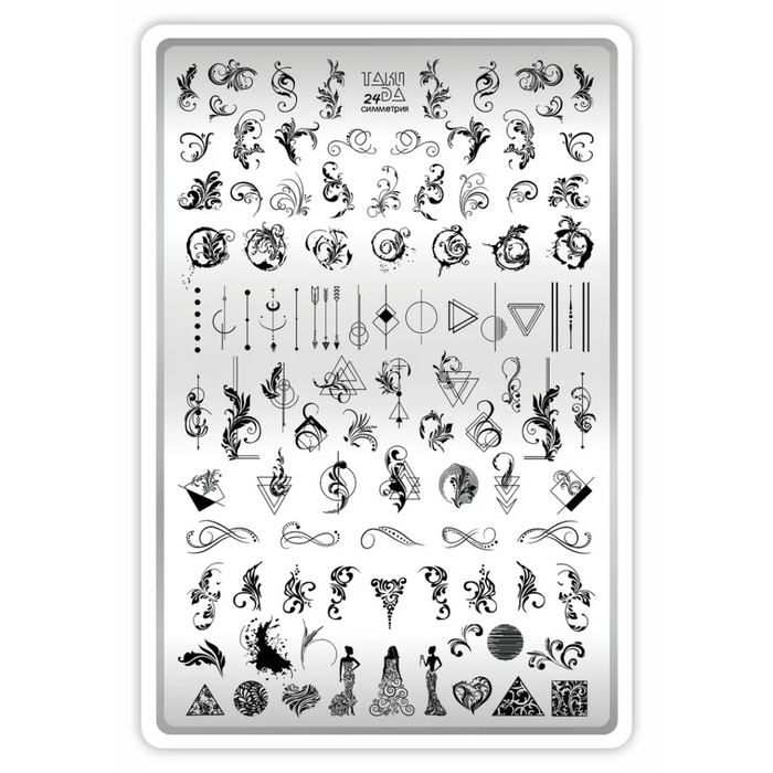 DEMO Taki Da 24 SYMMETRIE PREMIUM – Große Platte mit DEMO-BLATT