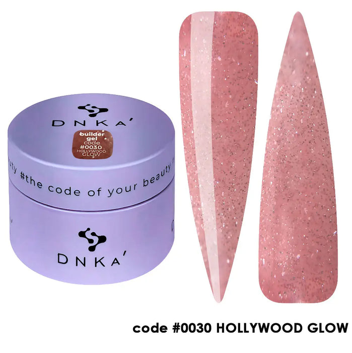 BUILDER GEL "DNKa", 30 ml #0030 HOLLYWOOD GLOW