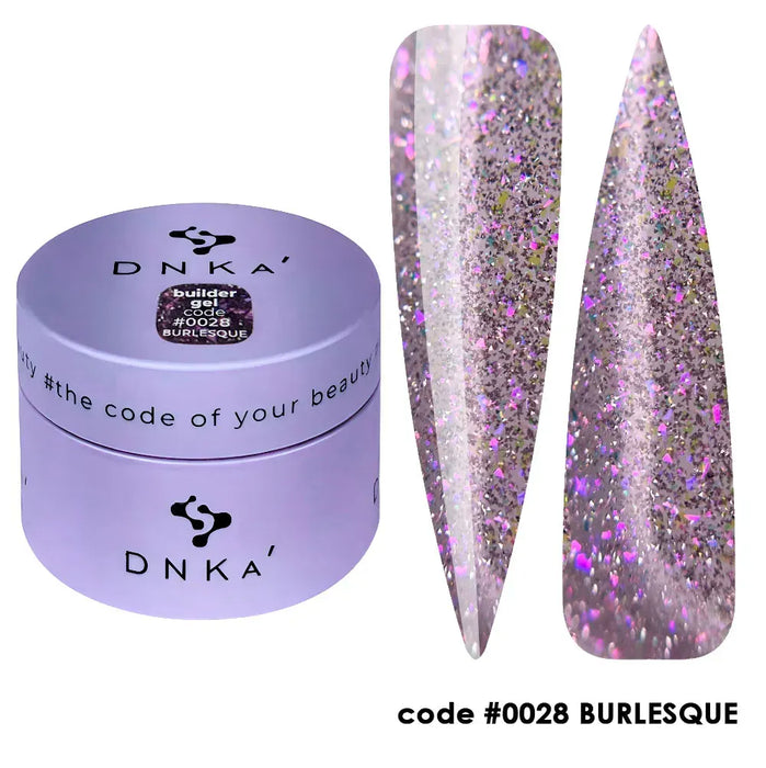 BUILDER GEL NEW FORMULA "DNKa", 30 ml #0028 BURLESQUE - Ivaka Store