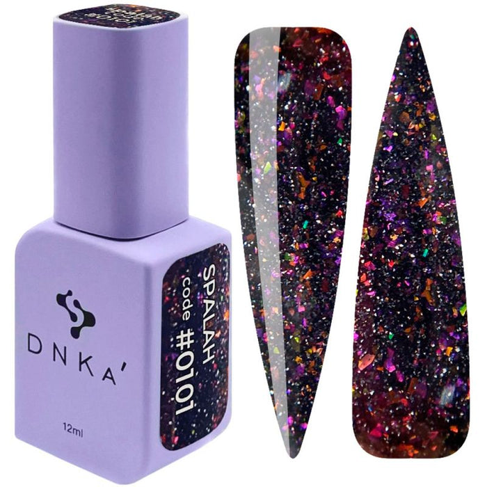 COLOR GEL POLISH "DNKa", 12 ml  #0101 FLASH