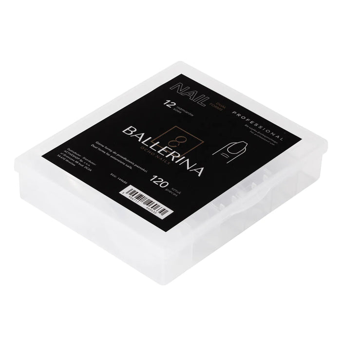 OCHO NAILS Dual Form Ballerina, 120 pcs.