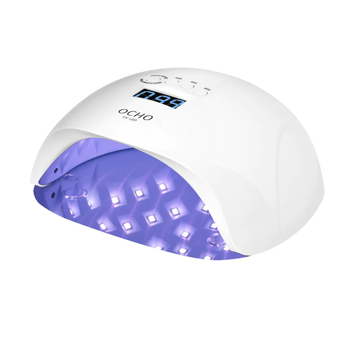 UV LED OCHO NÄGEL X13 65W, weiß mit Spiegelboden - Ivaka Store