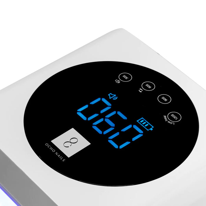 UV LED OCHO NÄGEL X22 72W AKU Lampe kabellos, weiß mit Spiegelboden - Ivaka Store