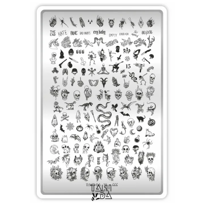 DEMO Taki Da 35 “666”  – Große Platte mit DEMO-BLATT