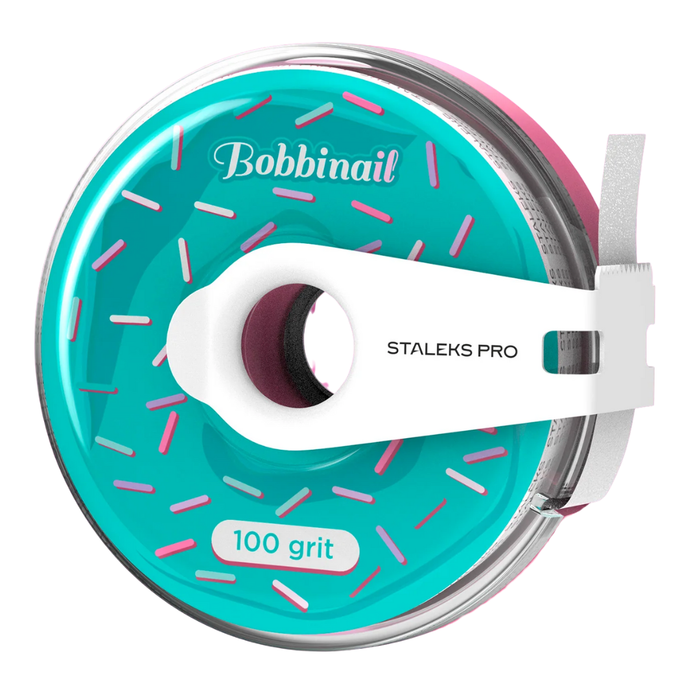 Weißes Wechselfeilenband auf Rolle STALEKS AT mit Klebeschicht, staubgeschützte Rolle, Länge 8 Meter, verschiedene Körnungen - Ivaka Store