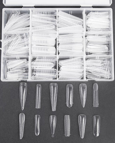TOUCH Nail Tips Upper forms modeling 288pcs, Mix 12in1