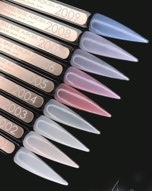 MOON FULL RUBBER BASE AURORA 8ml №2003 mit Shimmer - Ivaka Store