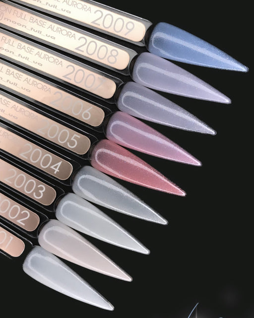MOON FULL RUBBER BASE AURORA 8ml №2001 mit Shimmer - Ivaka Store