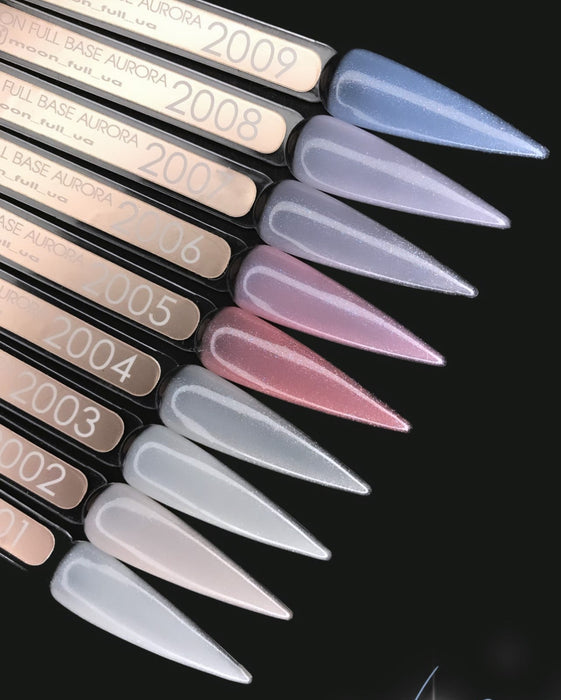 MOON FULL RUBBER BASE AURORA 8ml №2001 mit Shimmer - Ivaka Store