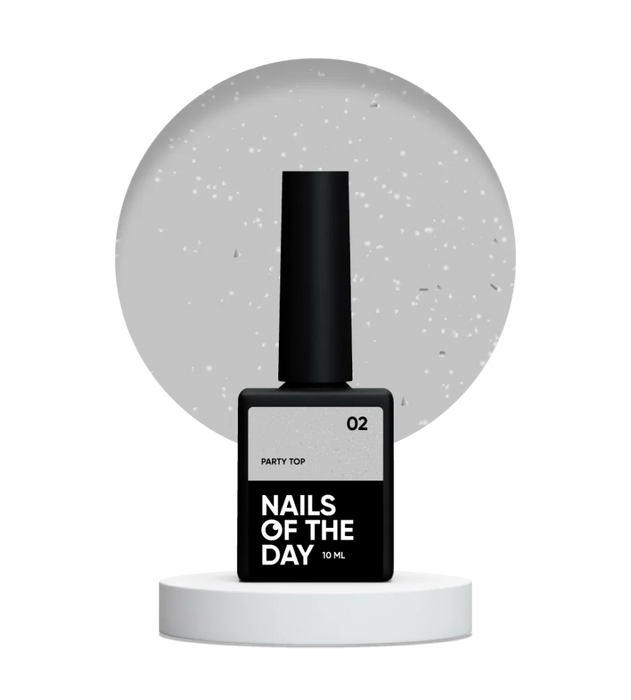 NAILSOFTHEDAY Party top 02, 10 ml - Ivaka Store