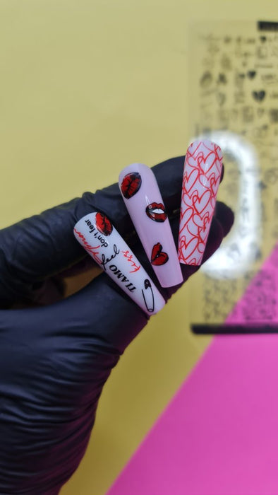 DEMO Taki Da 46 MONAMOUR  – Große Platte mit DEMO-BLATT - Ivaka Store