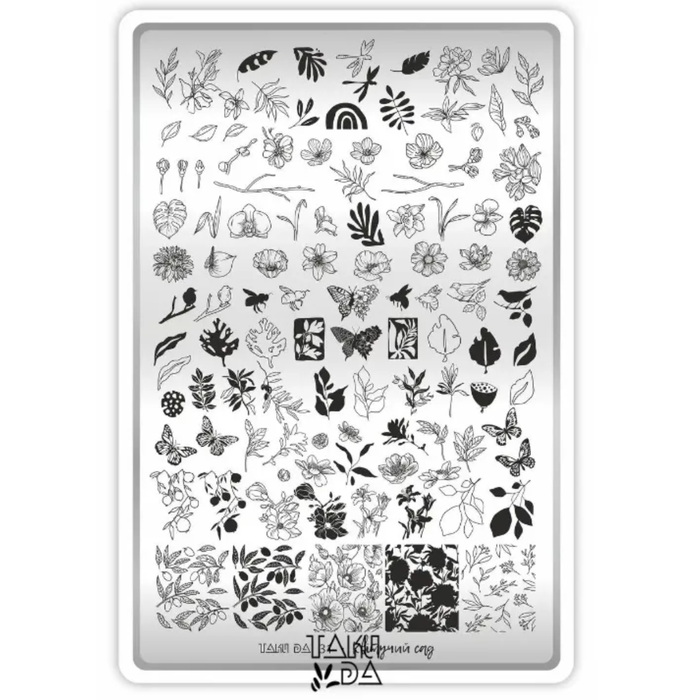 DEMO Taki Da 31 Bloom Garden  – Große Platte mit DEMO-BLATT