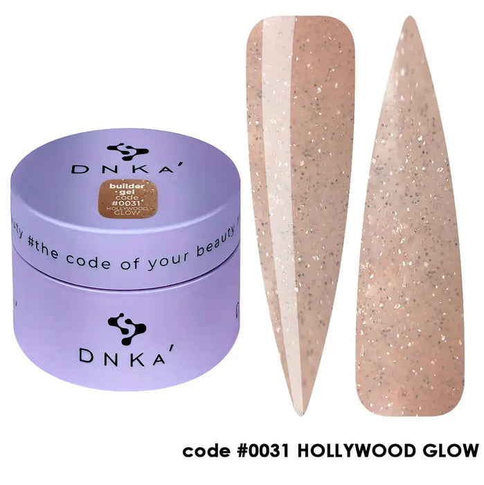 BUILDER GEL "DNKa", 30 ml #0031 HOLLYWOOD GLOW