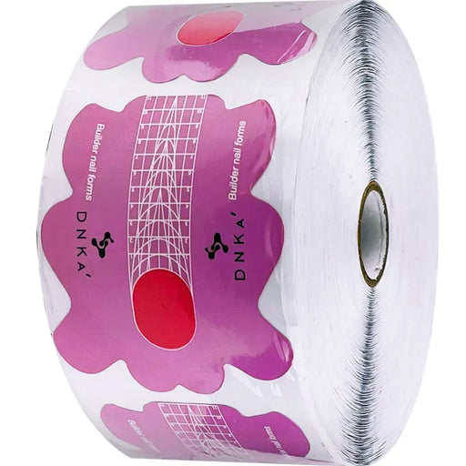 Schablone für Nagel Verlängerungen PAPER NAIL FORMS SHORT "DNKa", 500 Stück - Ivaka Store