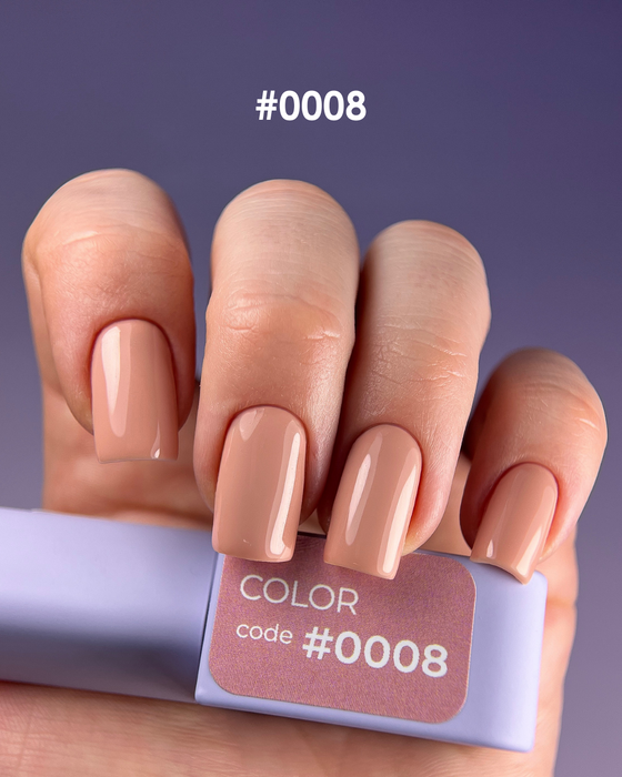 COLOR GEL POLISH "DNKa", 12 ml #0008