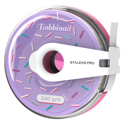 Weißes Wechselfeilenband auf Rolle STALEKS AT mit Klebeschicht, staubgeschützte Rolle, Länge 8 Meter, verschiedene Körnungen - Ivaka Store