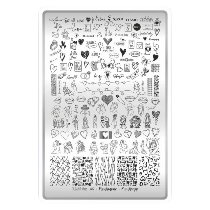 DEMO Taki Da 46 MONAMOUR  – Große Platte mit DEMO-BLATT