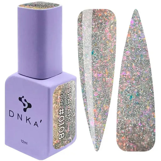 COLOR GEL POLISH "DNKa", 12 ml #0108 FLASH - Ivaka Store