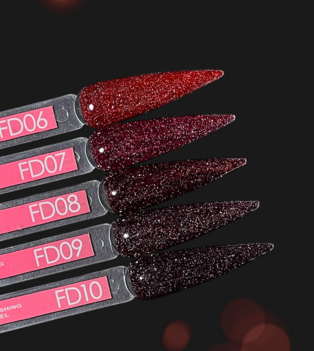 Red Flashing Disсo Gel , 8ml №FD10 - Ivaka Store