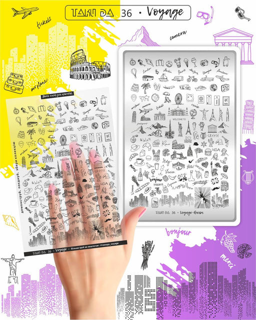 DEMO Taki Da 36 VOYAGE  – Große Platte mit DEMO-BLATT - Ivaka Store