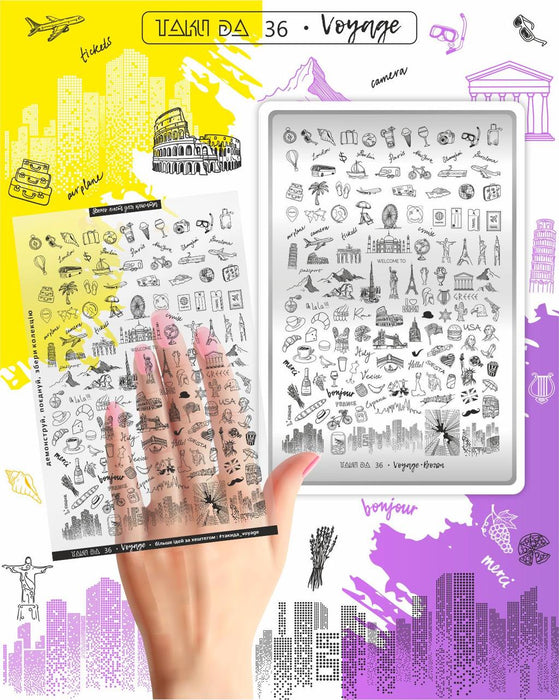 DEMO Taki Da 36 VOYAGE  – Große Platte mit DEMO-BLATT - Ivaka Store