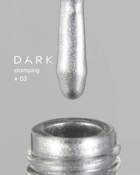 DARK Stamping Polish №03 silber, 10 ml