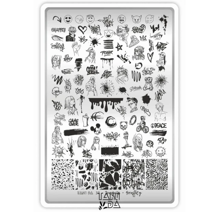 DEMO Taki Da 37 GRAFFITY – Große Platte mit DEMO-BLATT