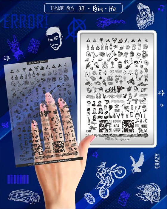 DEMO Taki Da 38 ER  – Große Platte mit DEMO-BLATT - Ivaka Store